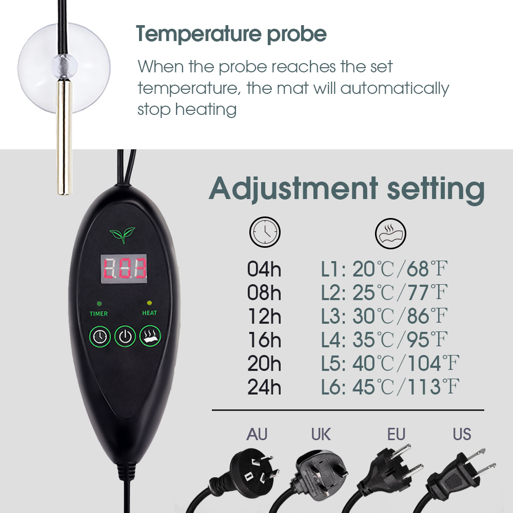 Boîte de semis chaudes, tapis  - Heat Mat Seedling avis et prix